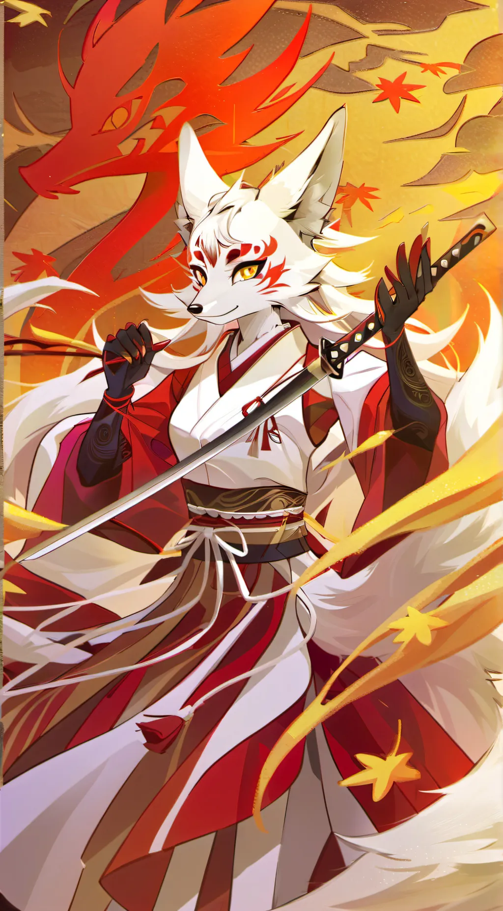 ai character: Amaterasu Okami background