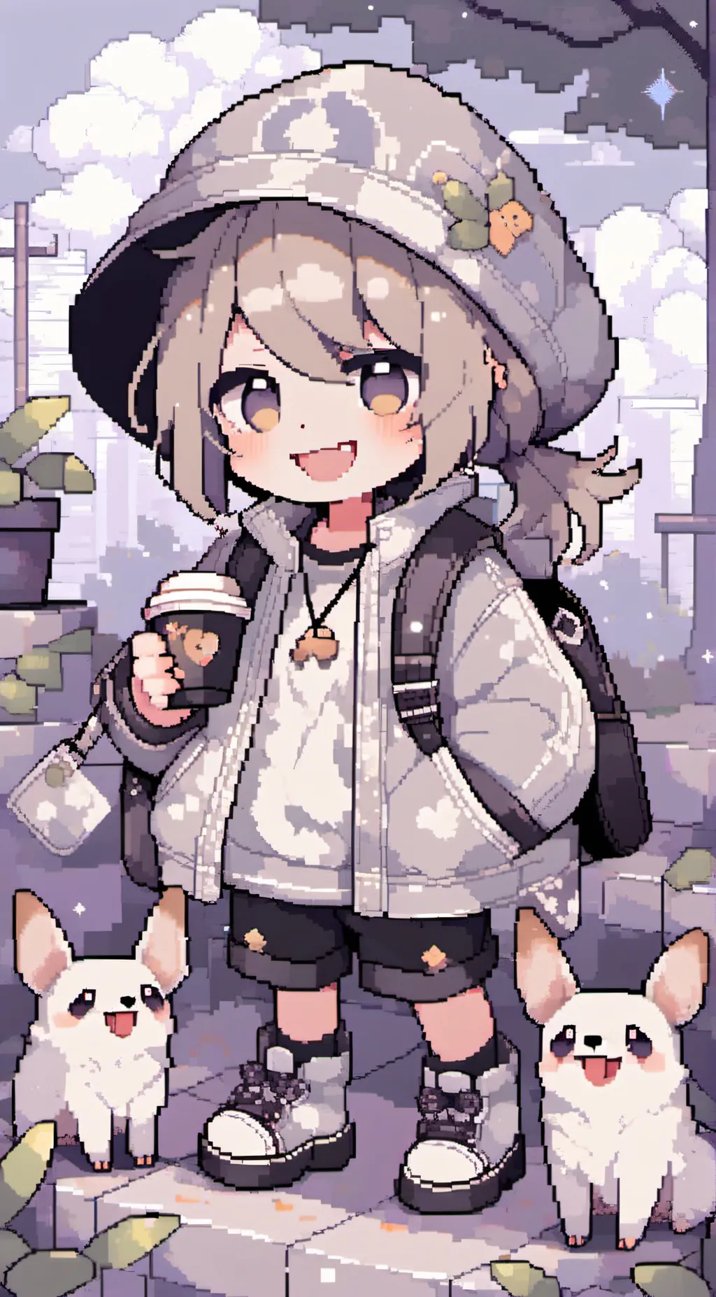 ai character: dogday background