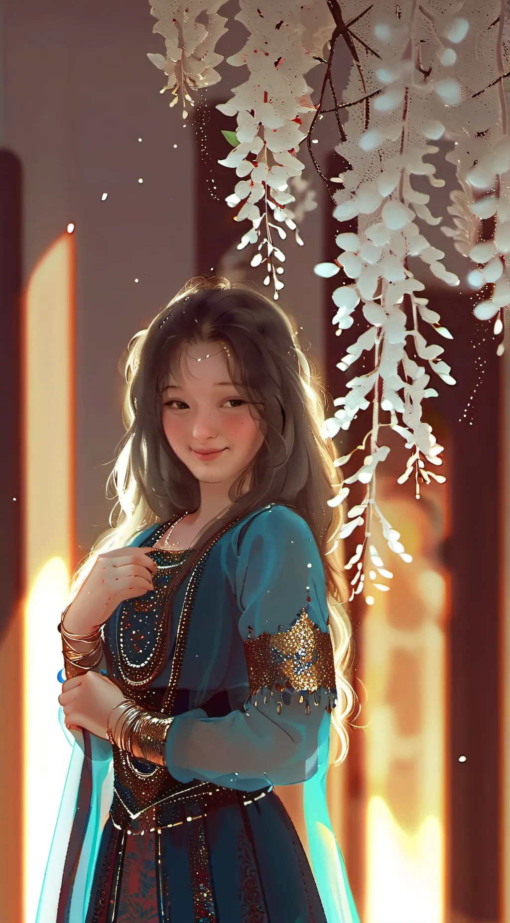 ai character: Annabeth  background