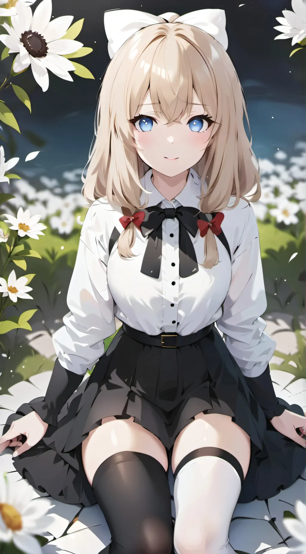 ai character: Amber background