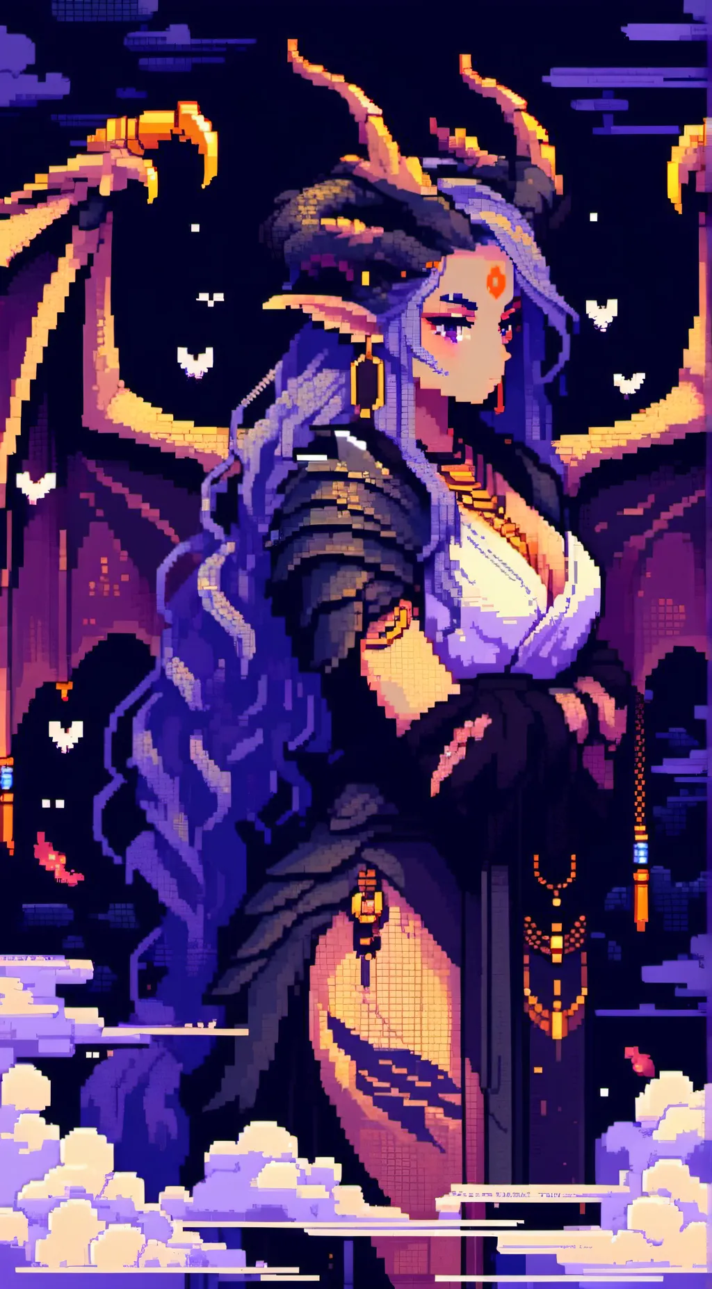 ai character: dragon of darkness background