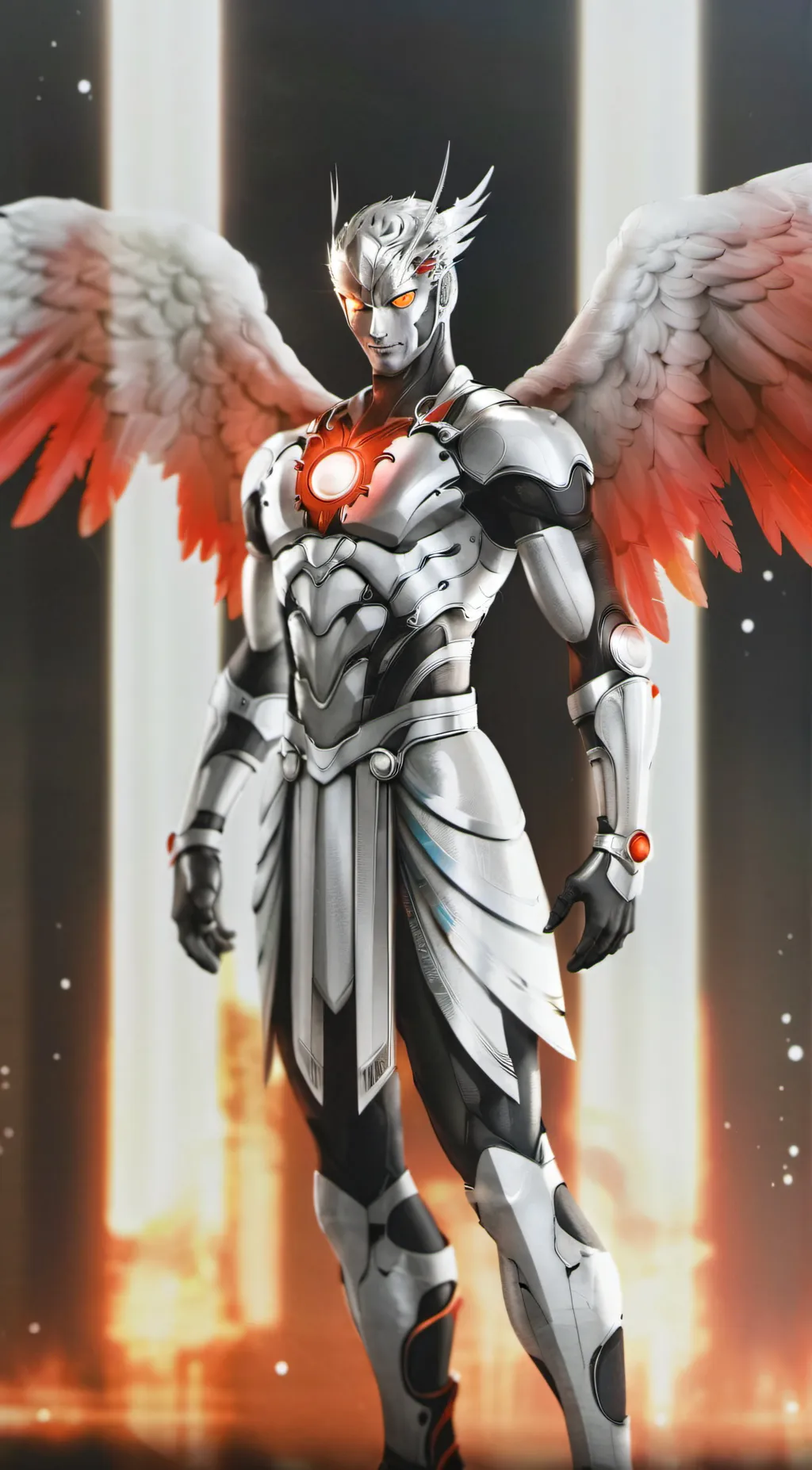 ai character: Ultraman Noa background