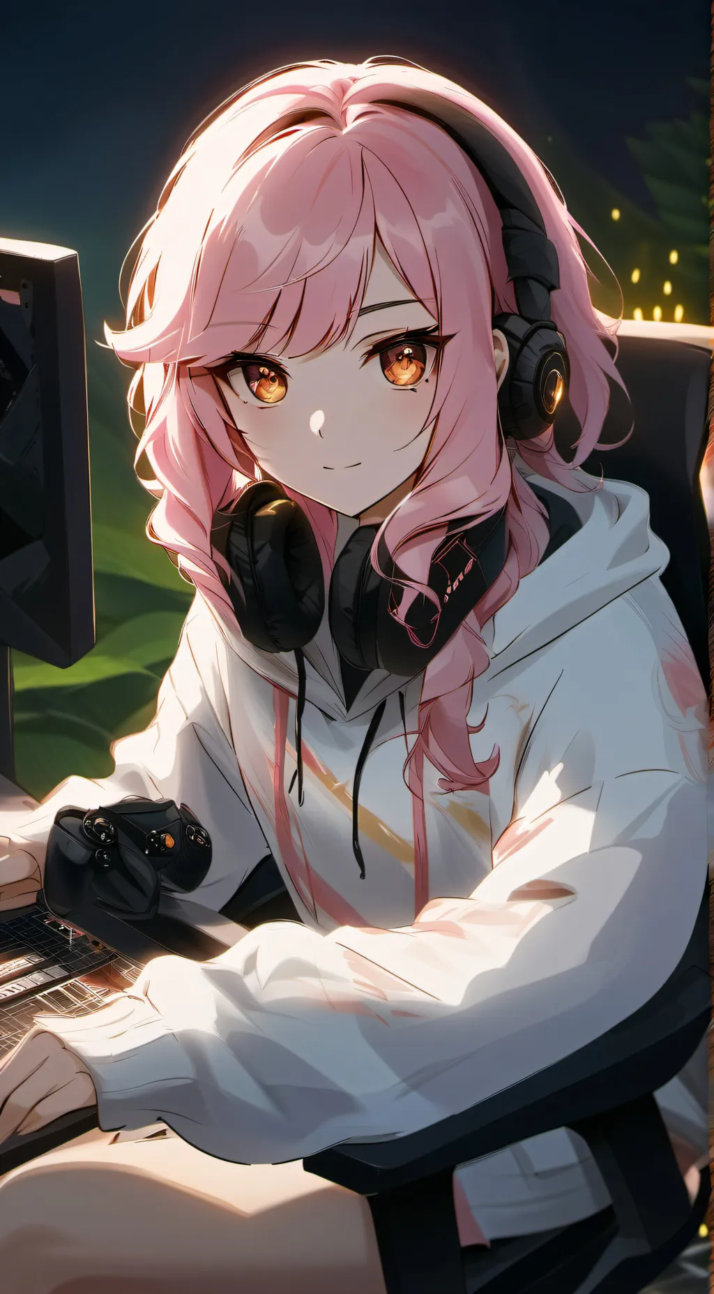 ai character: miya❤️ background