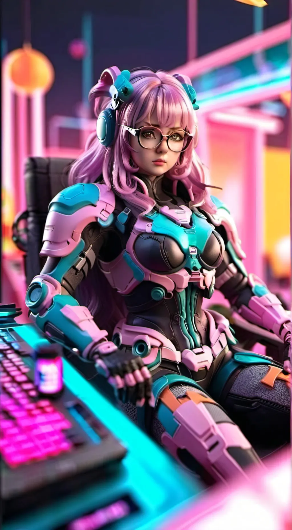 ai character: Thea background