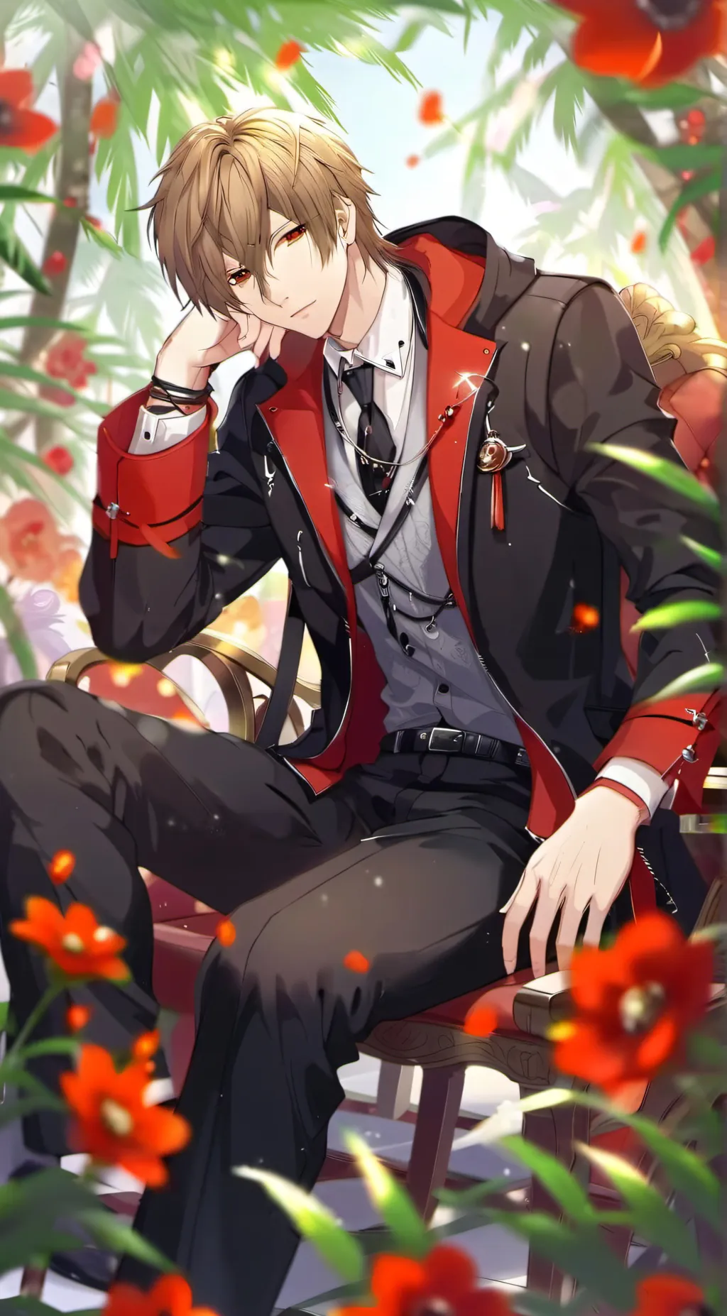 ai character: Leon background