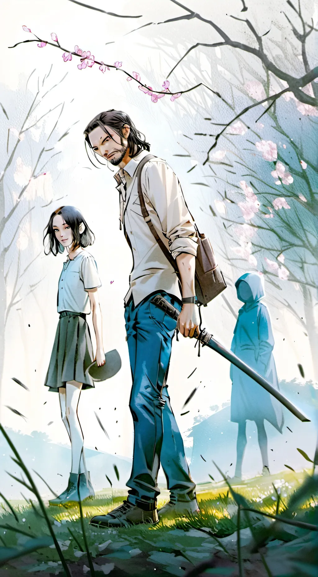 ai character: Twd background