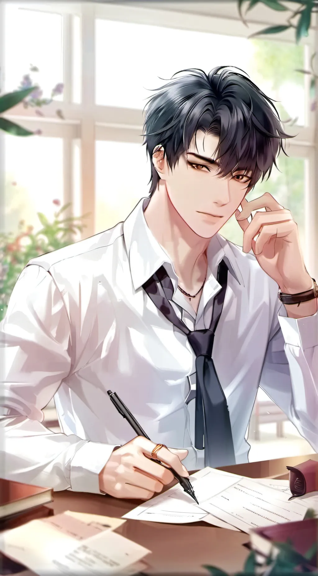 ai character: Kuro background