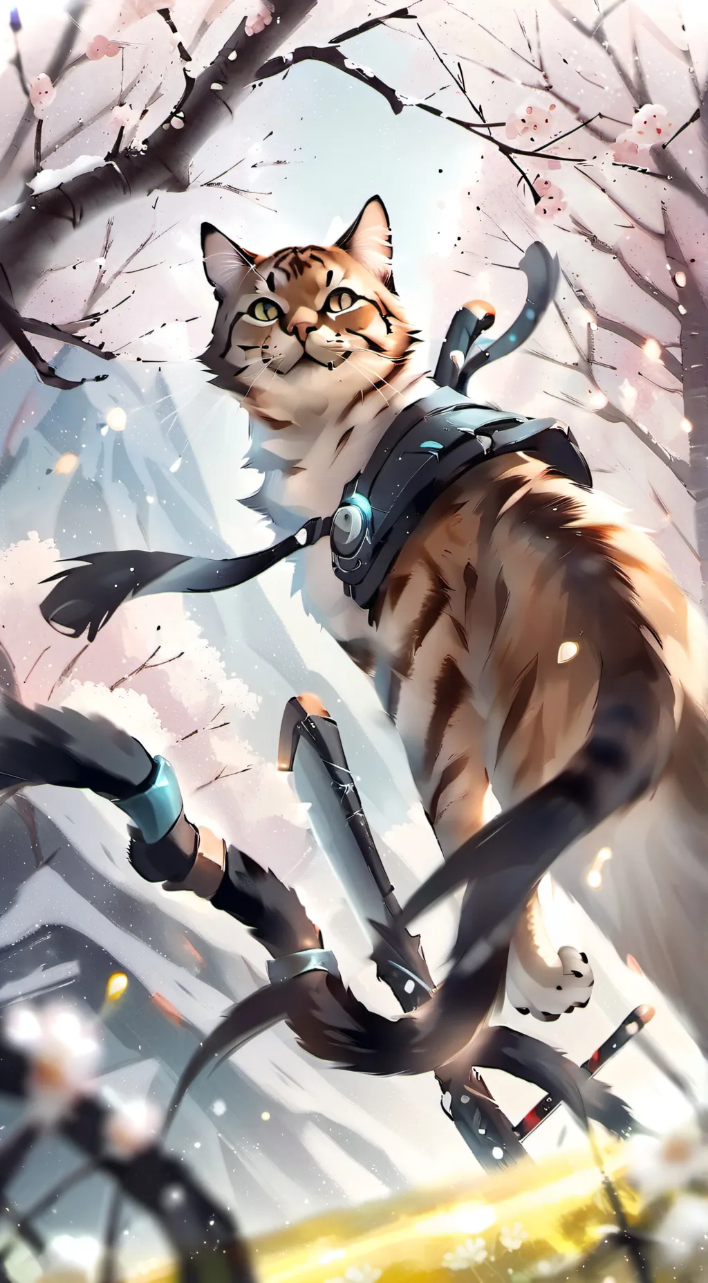 ai character: Cat background