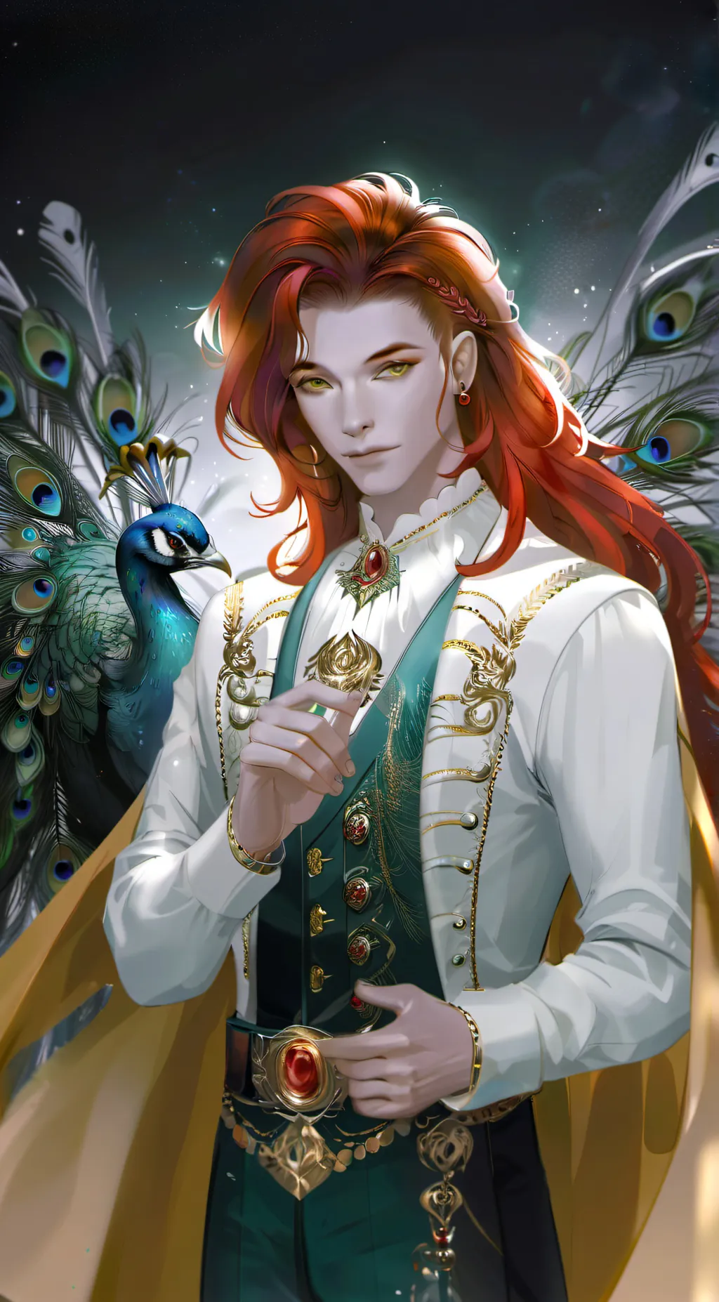 ai character: Flamme  background