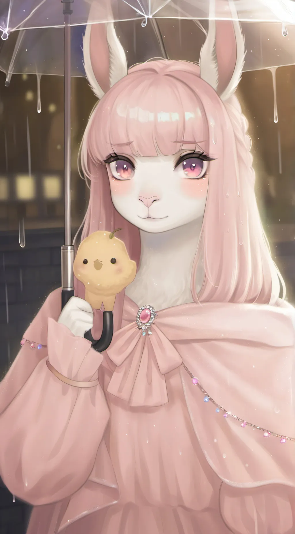 ai character: Violette  background