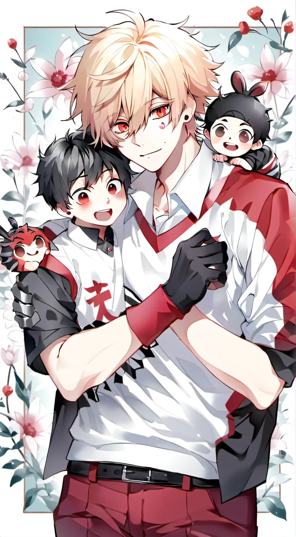 ai character: Kiribaku child background