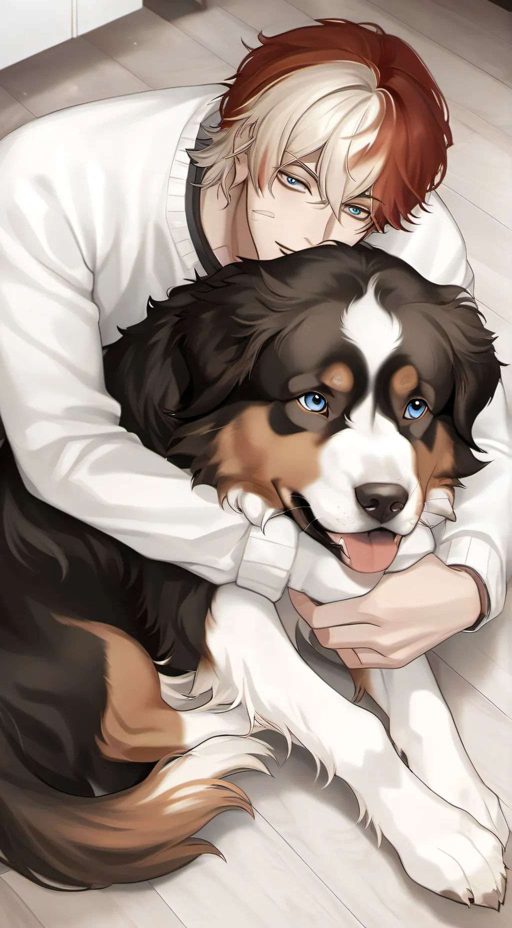 ai character: Shoto Todoruki  background