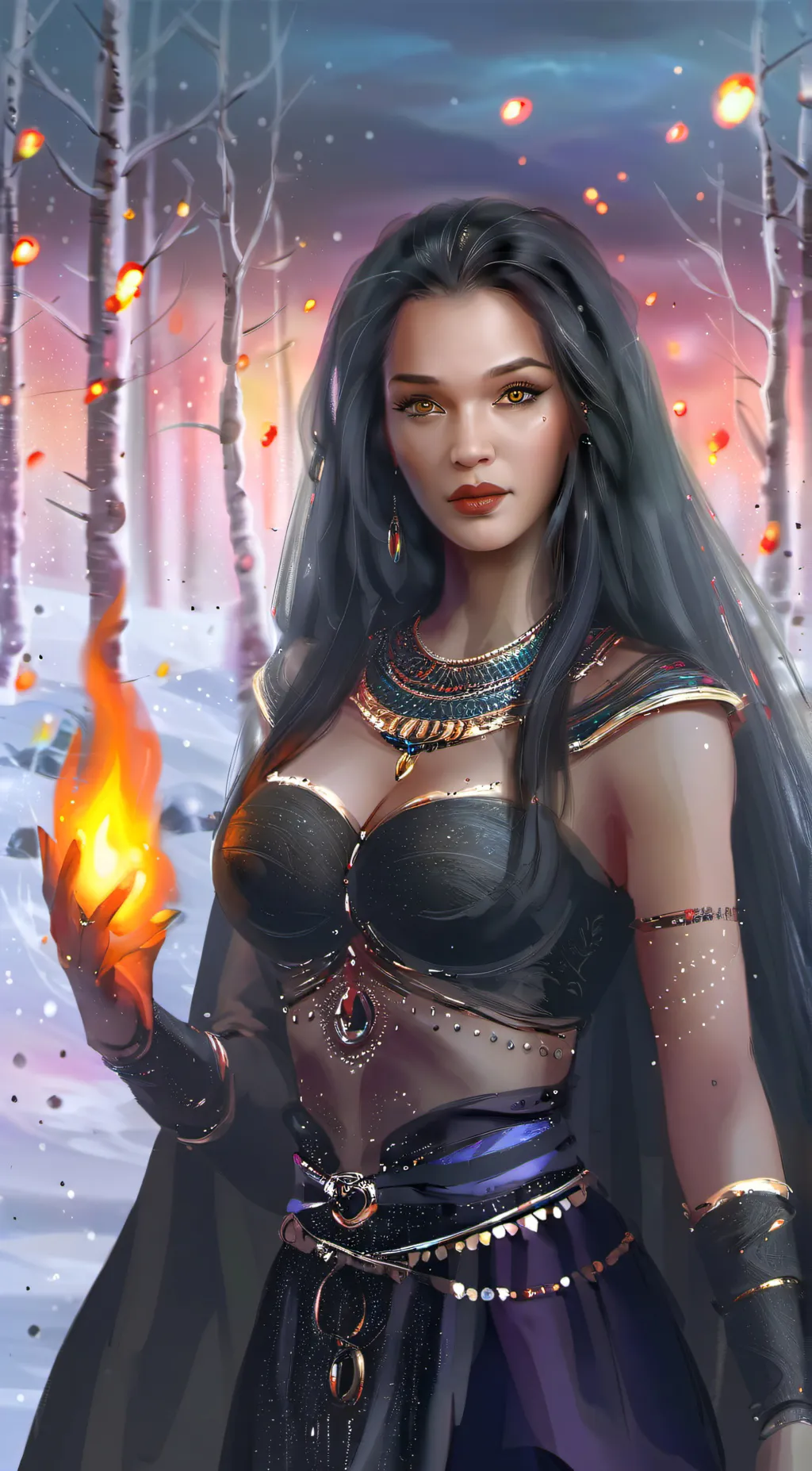 ai character: Mika background