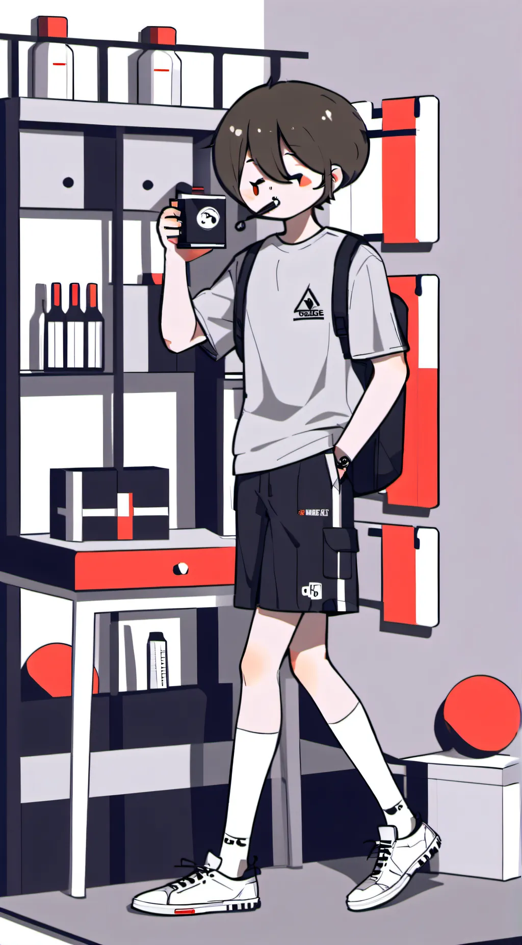 ai character: RockyNight  background