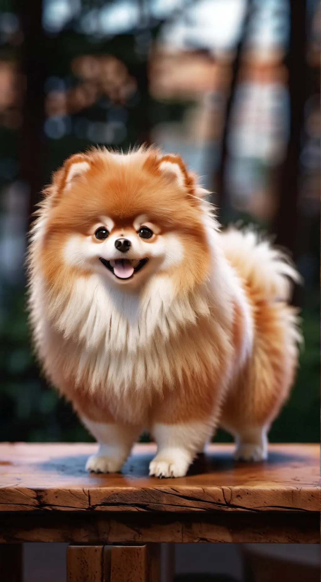 ai character: Teddy Pom Pom background