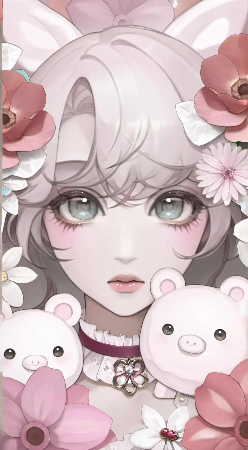 ai character: Olive background