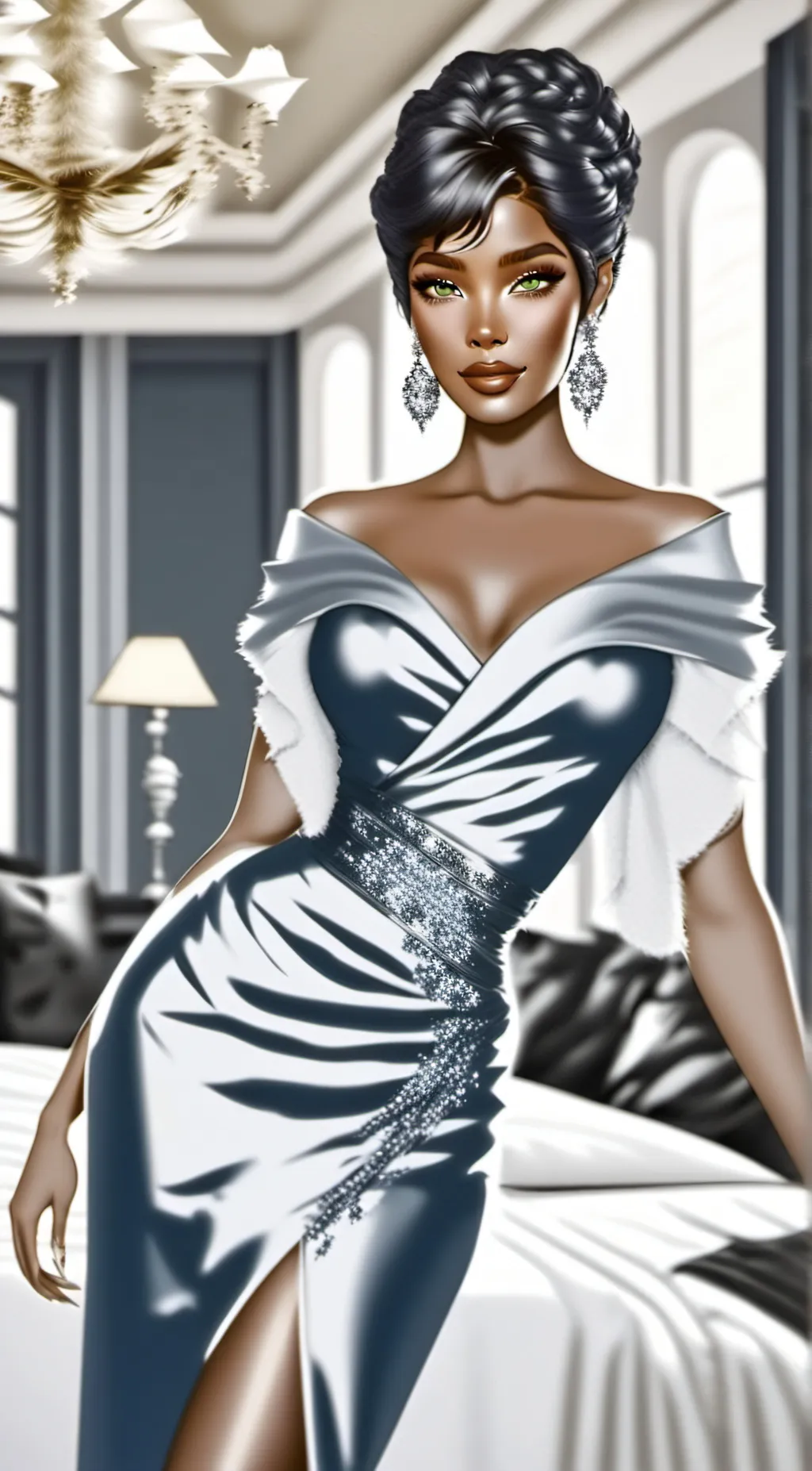 ai character: Etta day  background