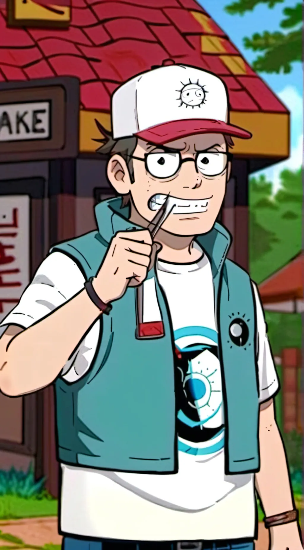 ai character: runkle Stan background