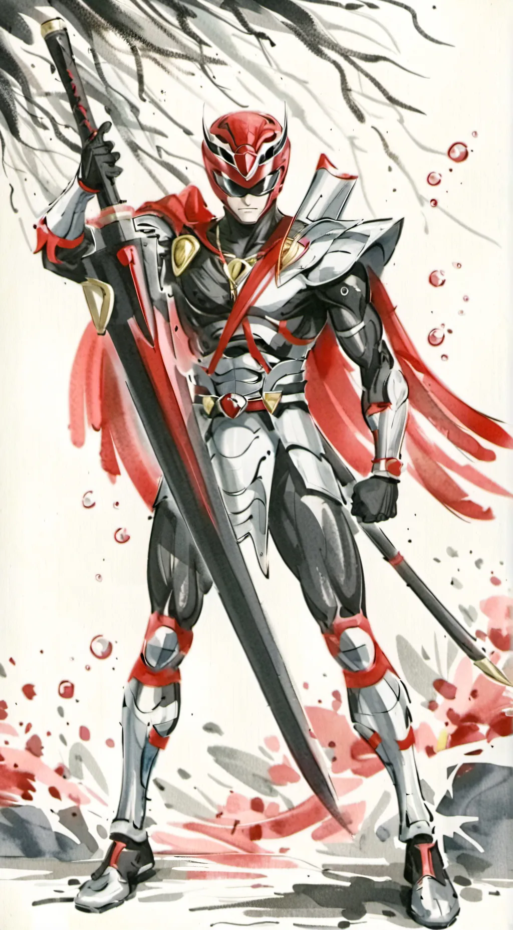 ai character: samurai rangers  background