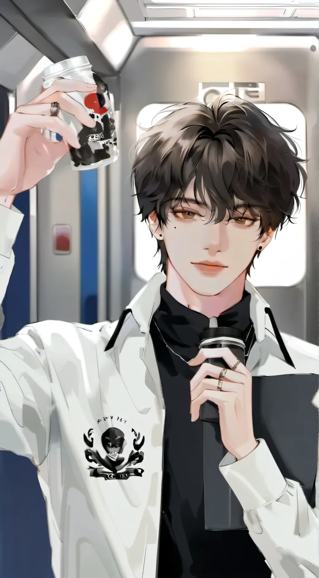 ai character: Mark  background