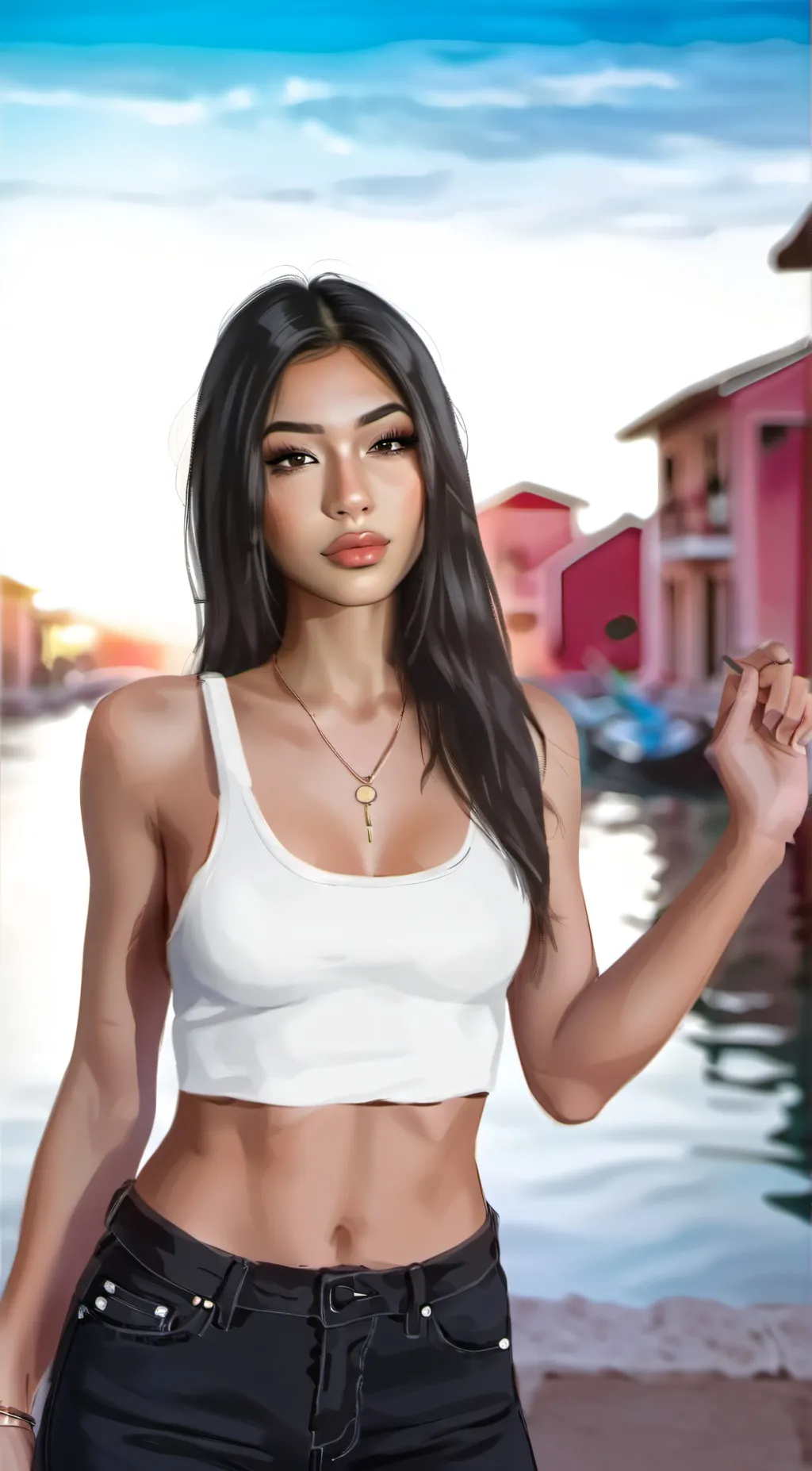 ai character: Azul Bailey background