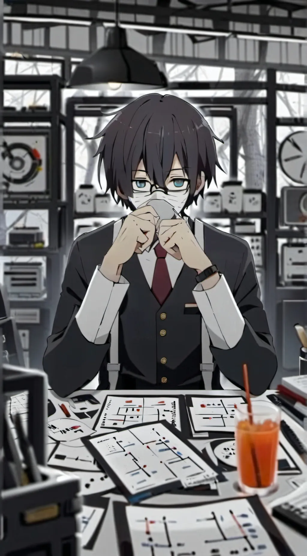 ai character: chris background