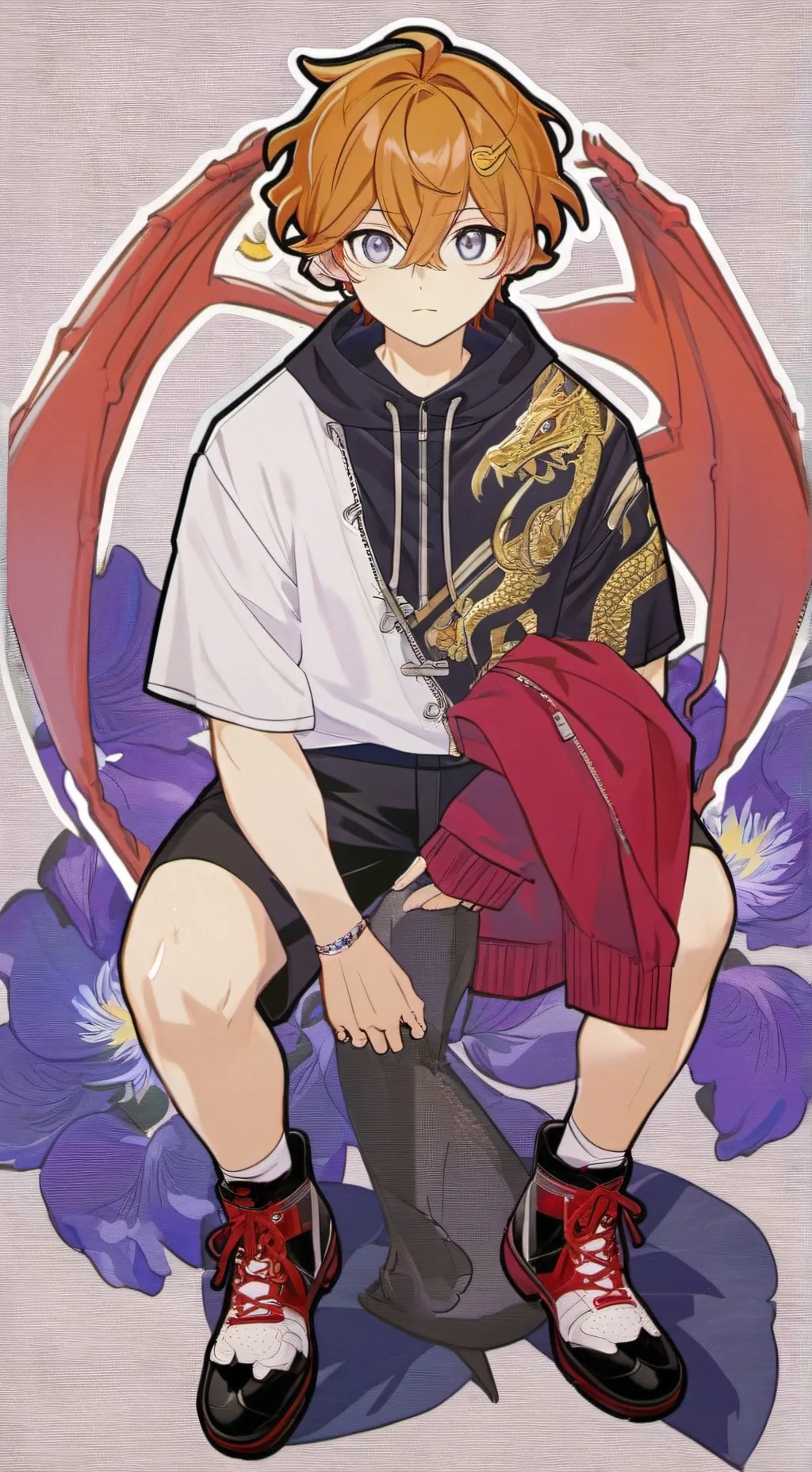 ai character: Damien background