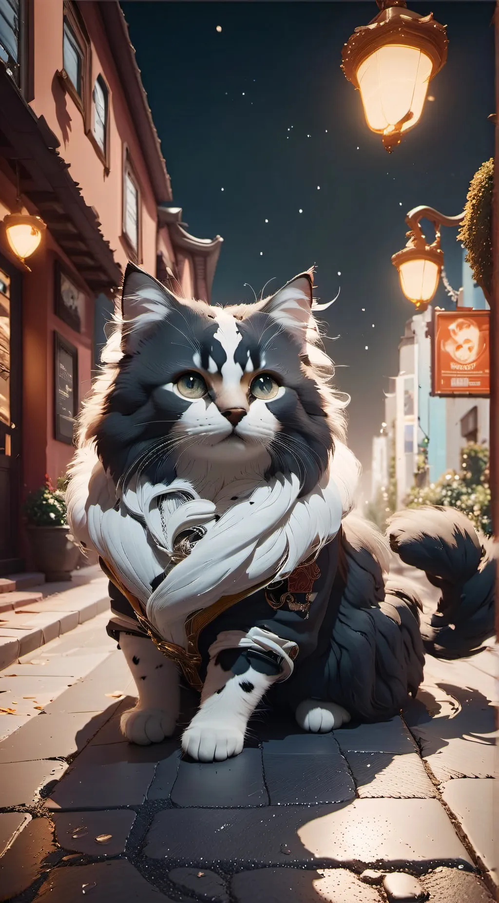 ai character: King Swirl background