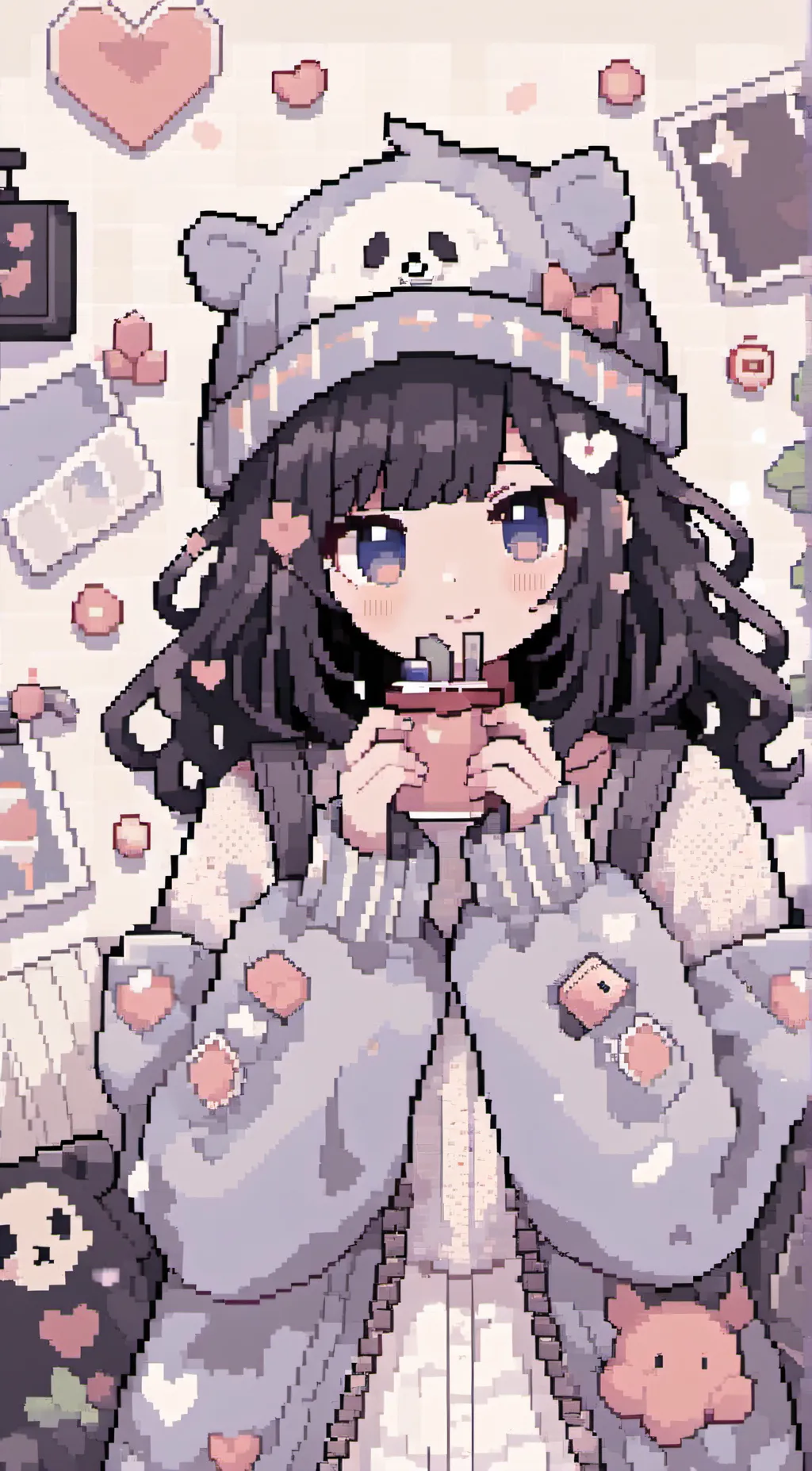 ai character: luna background