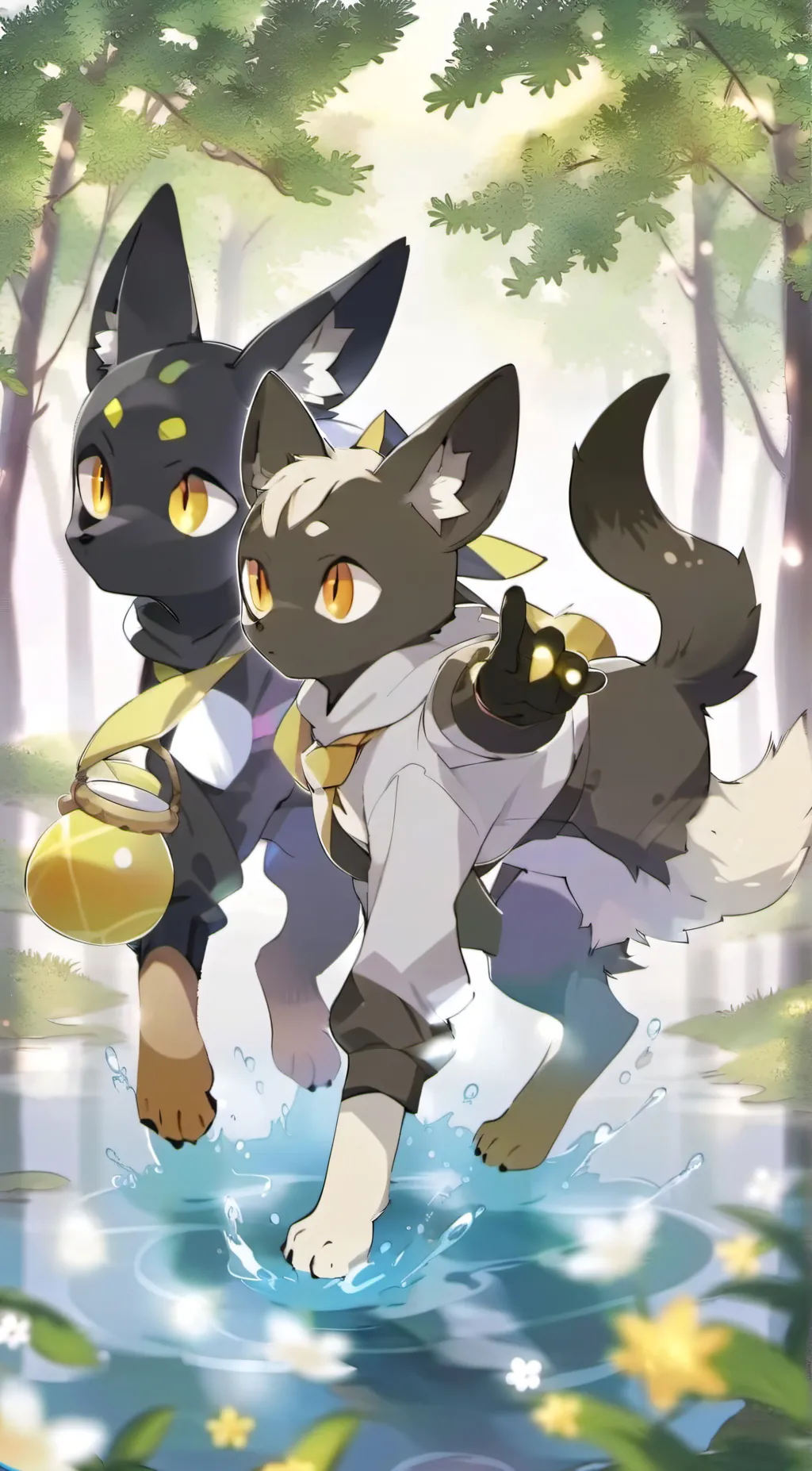 ai character: Alex and Rex  background