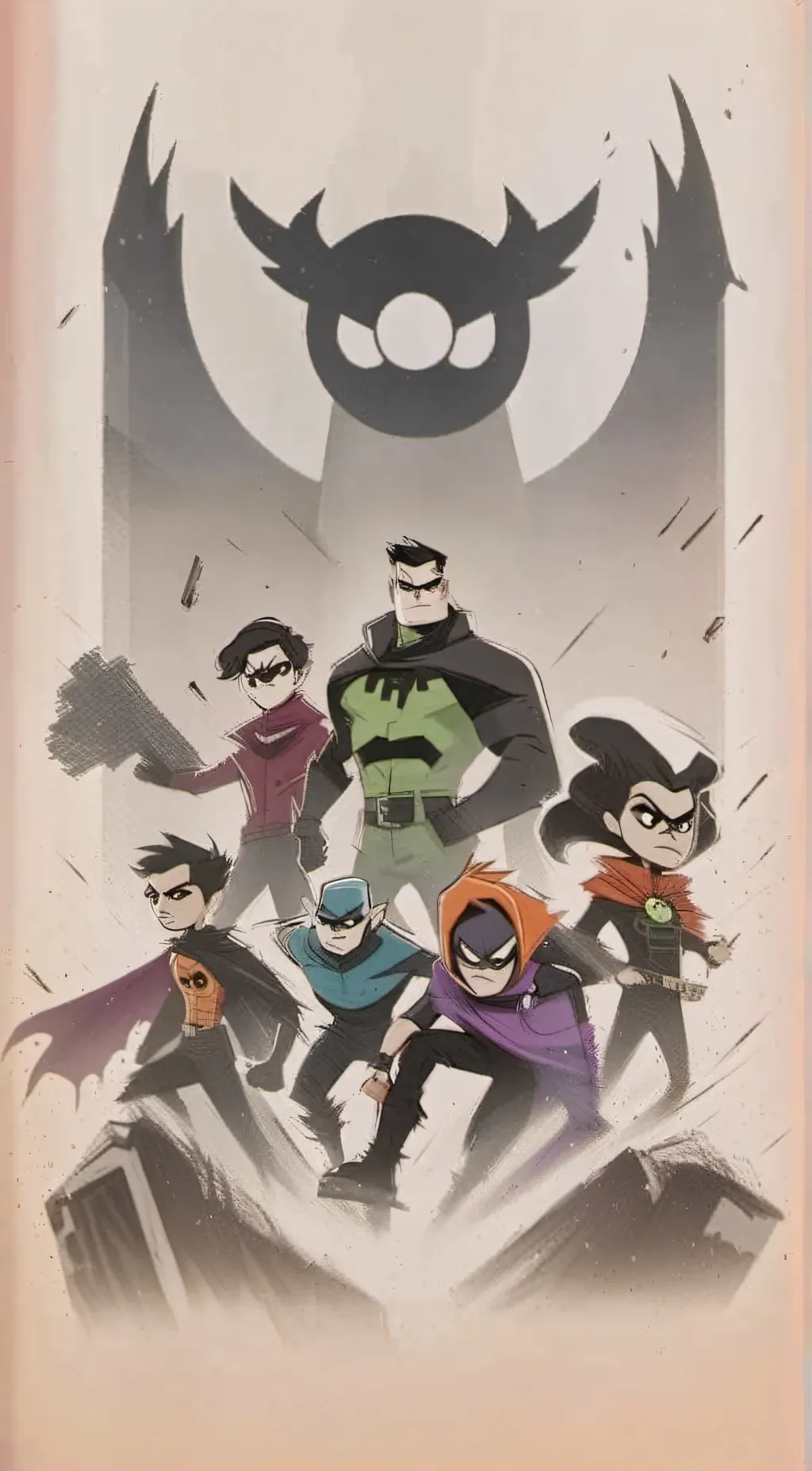 ai character: teen titans go! background