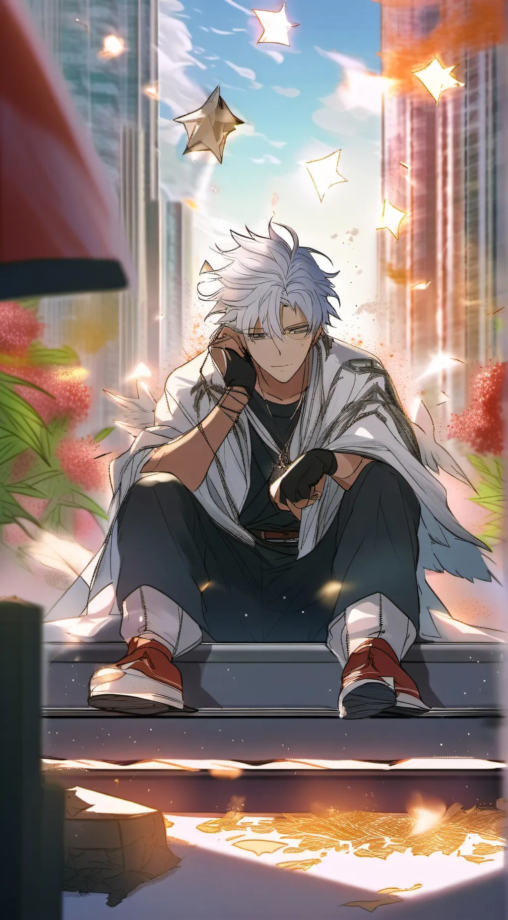 ai character: Angel dust  background