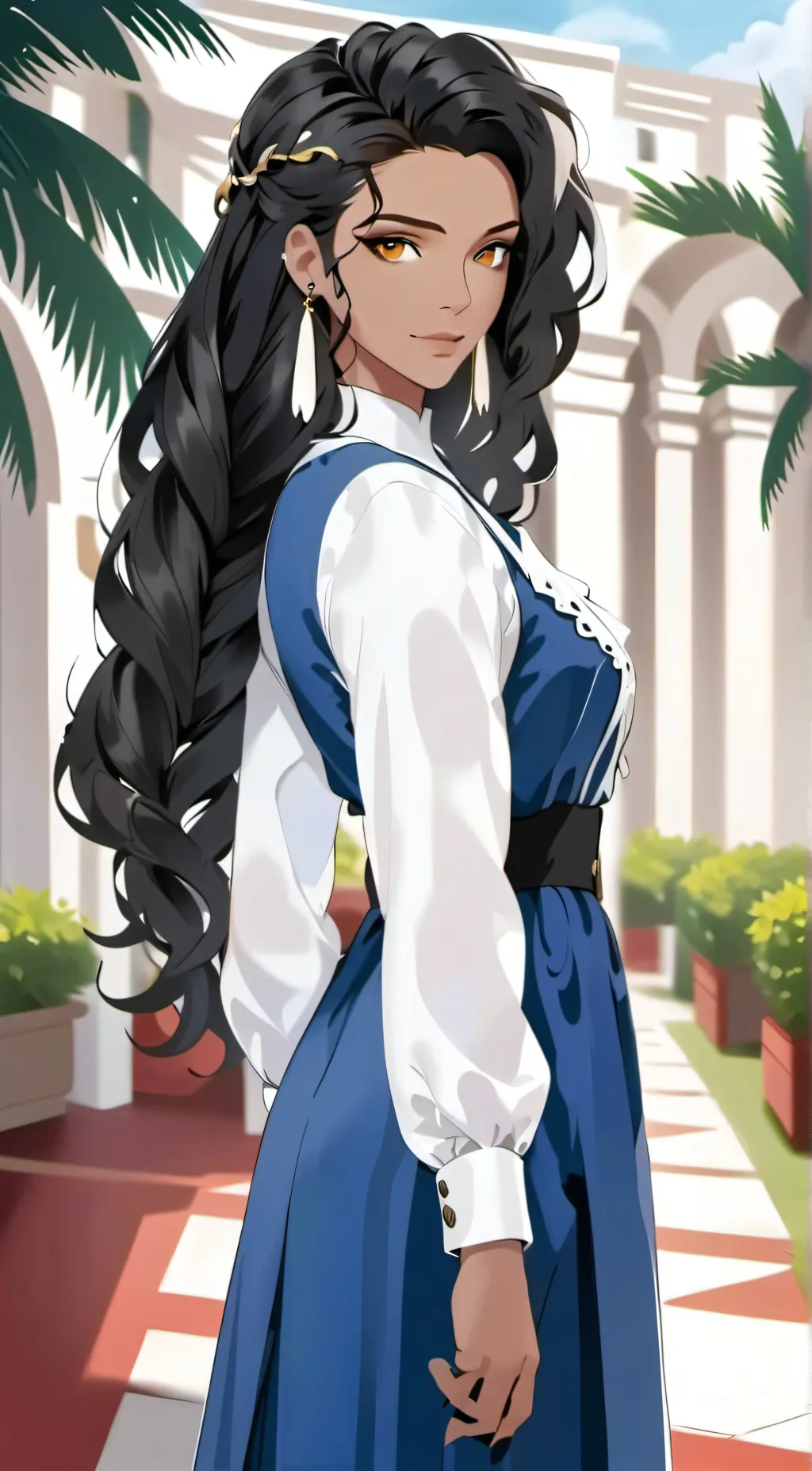 ai character: Sofia background