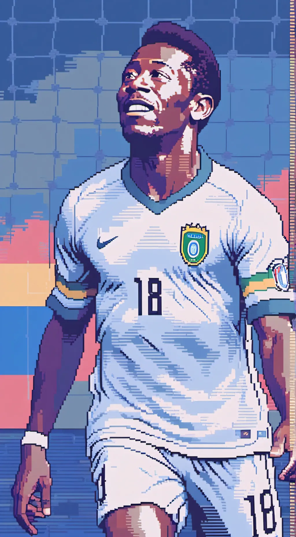 ai character: Pele background