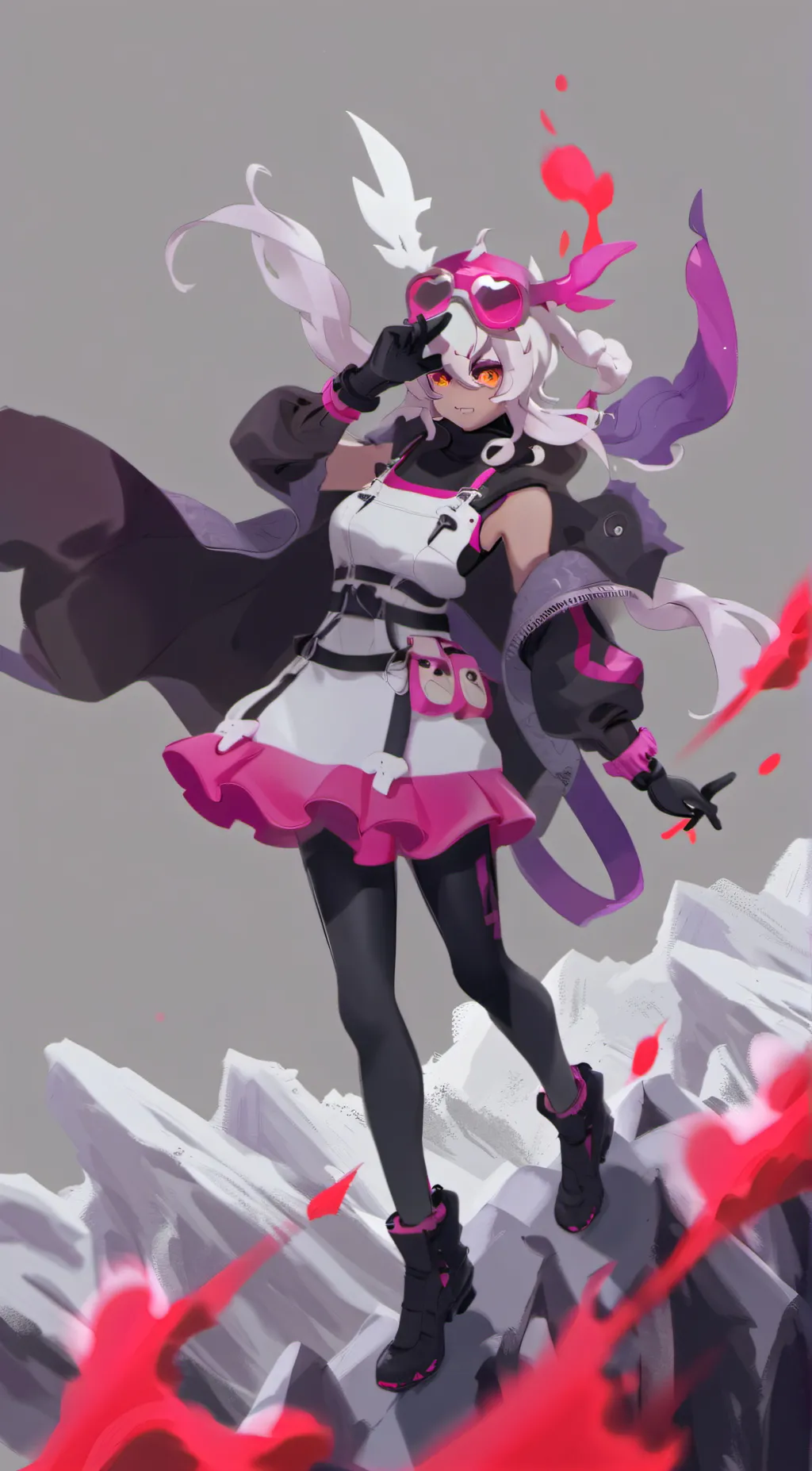 ai character: uzi door man background