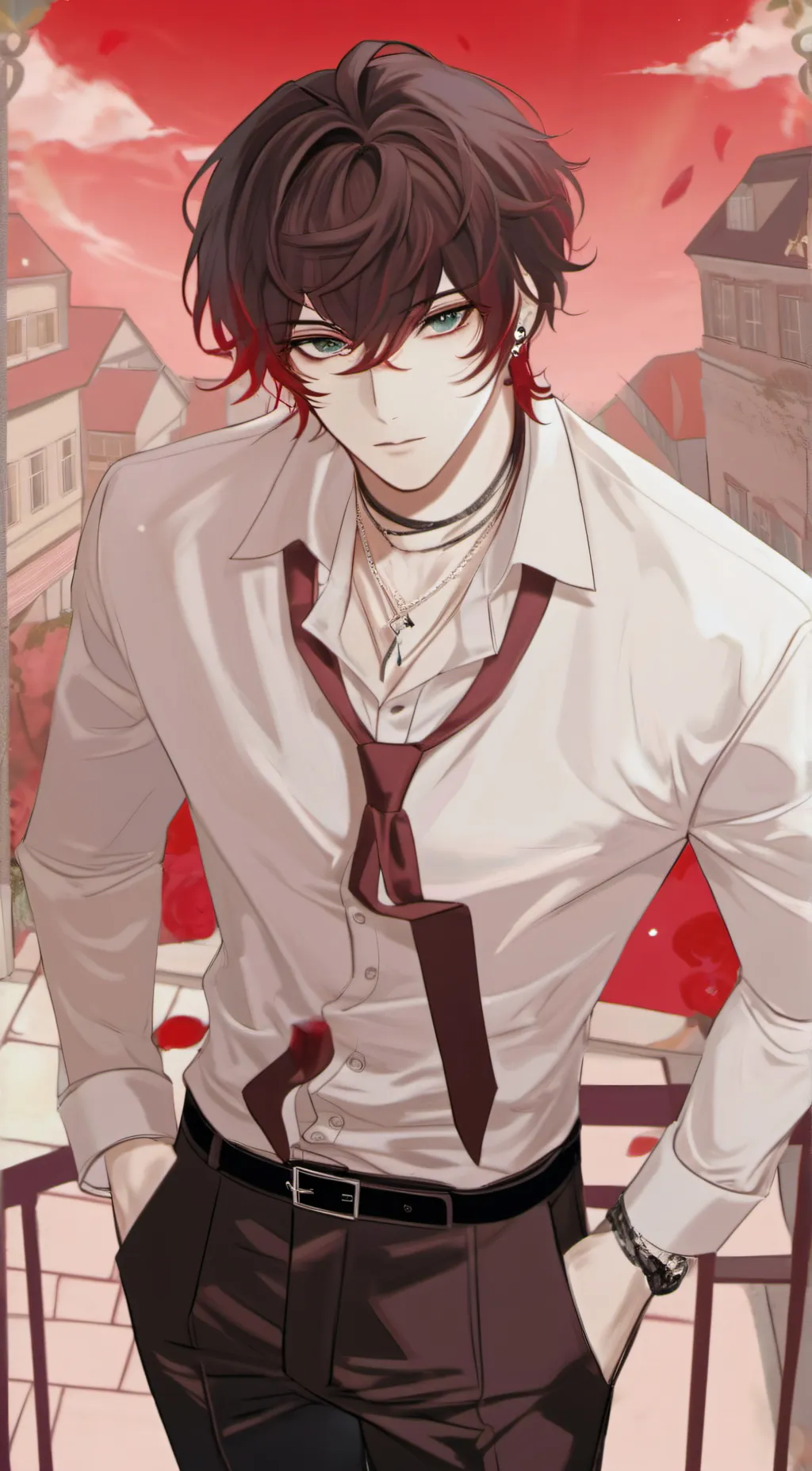 ai character: Dylan~😎~ background