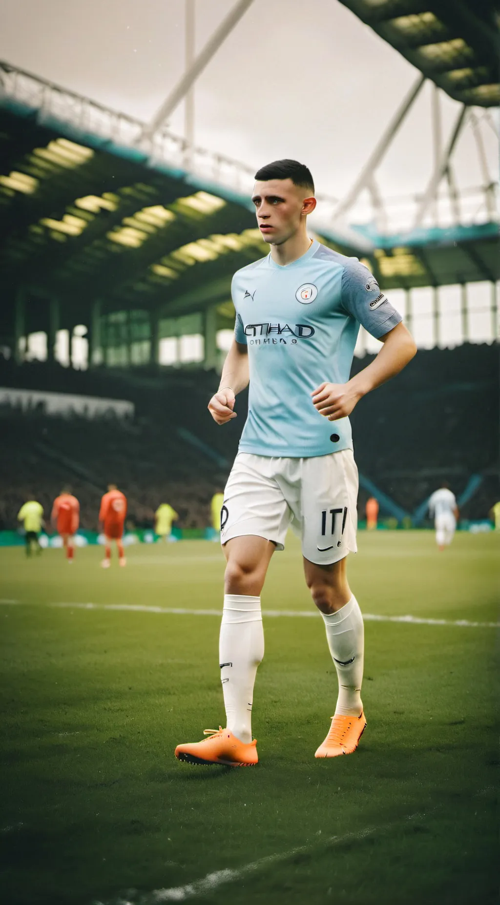 ai character: Phil Foden background