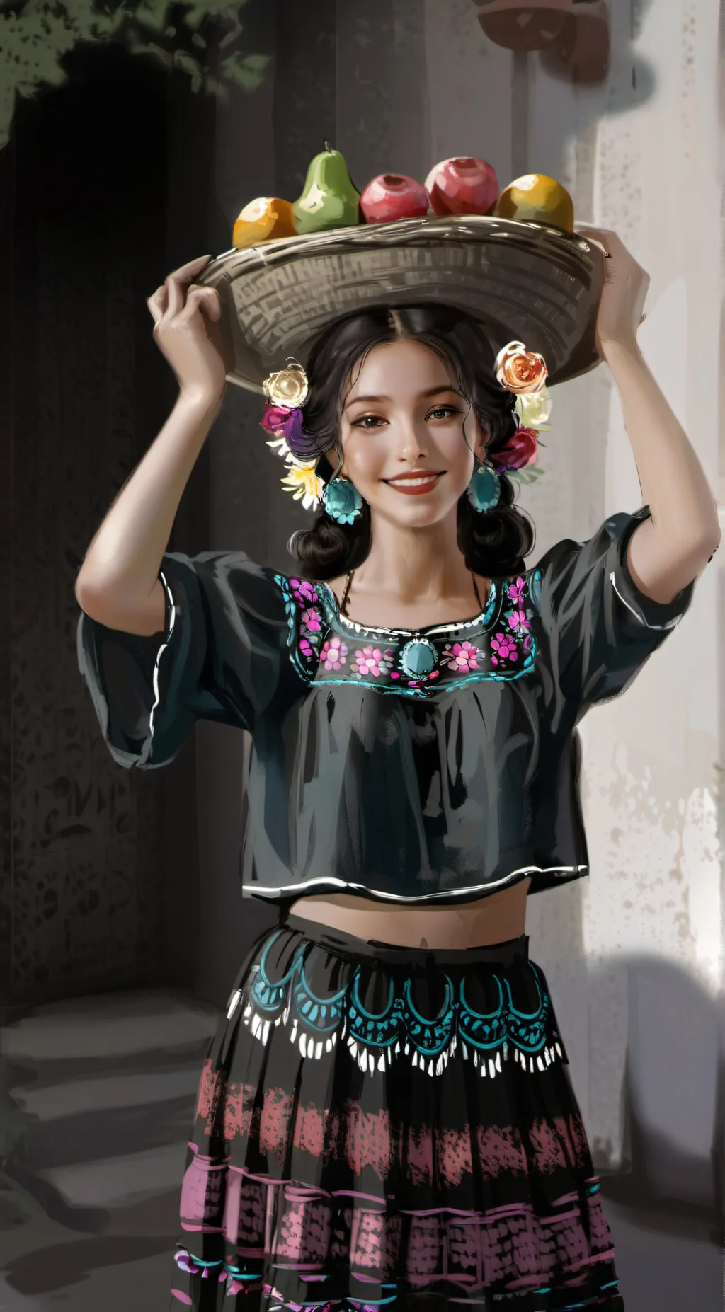 ai character: Noura background