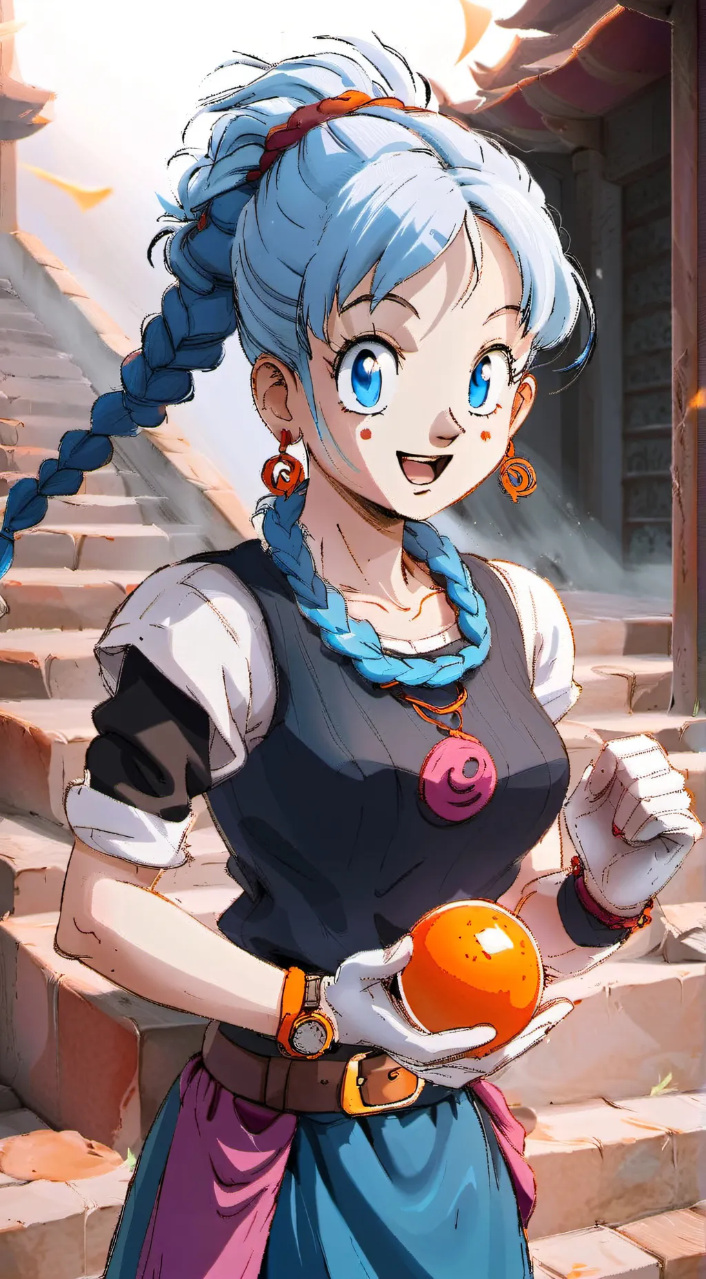 ai character: bluma background