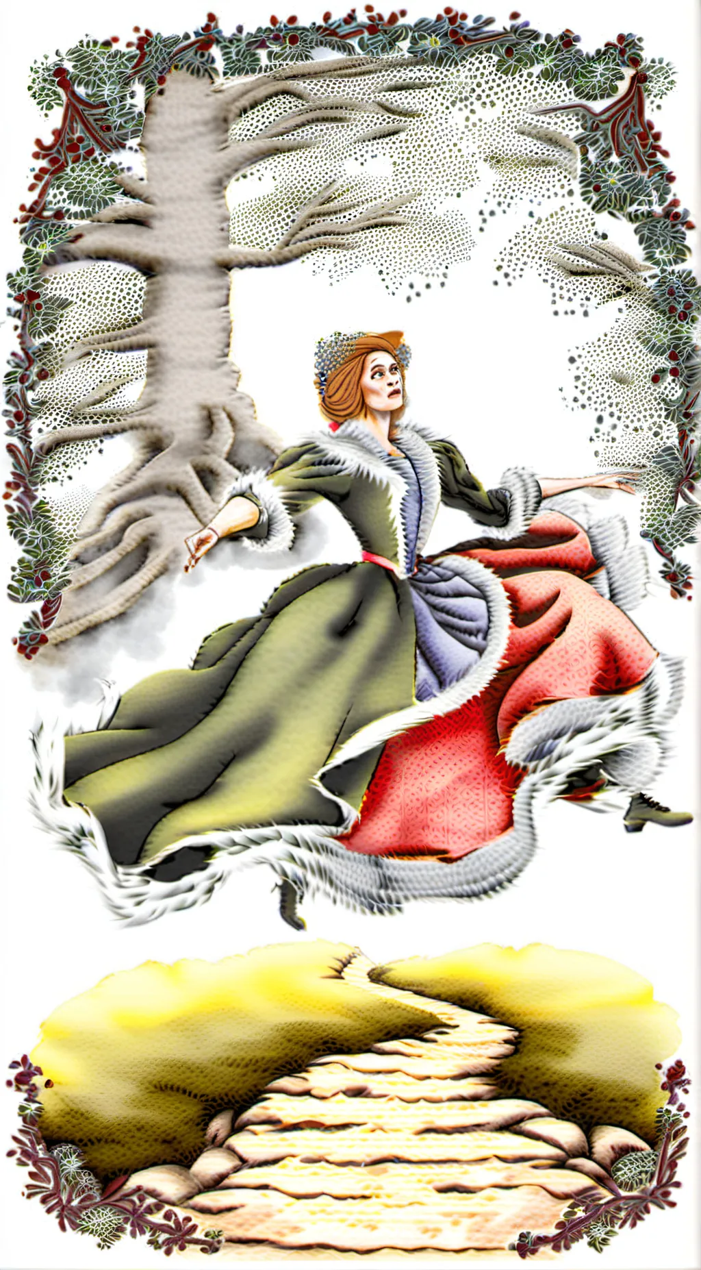 ai character: into the woods  background