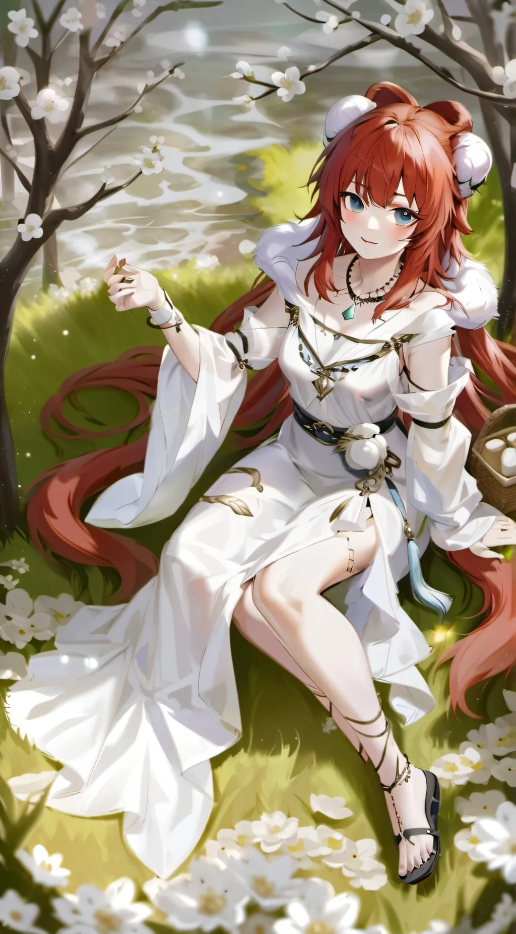 ai character: Rose background