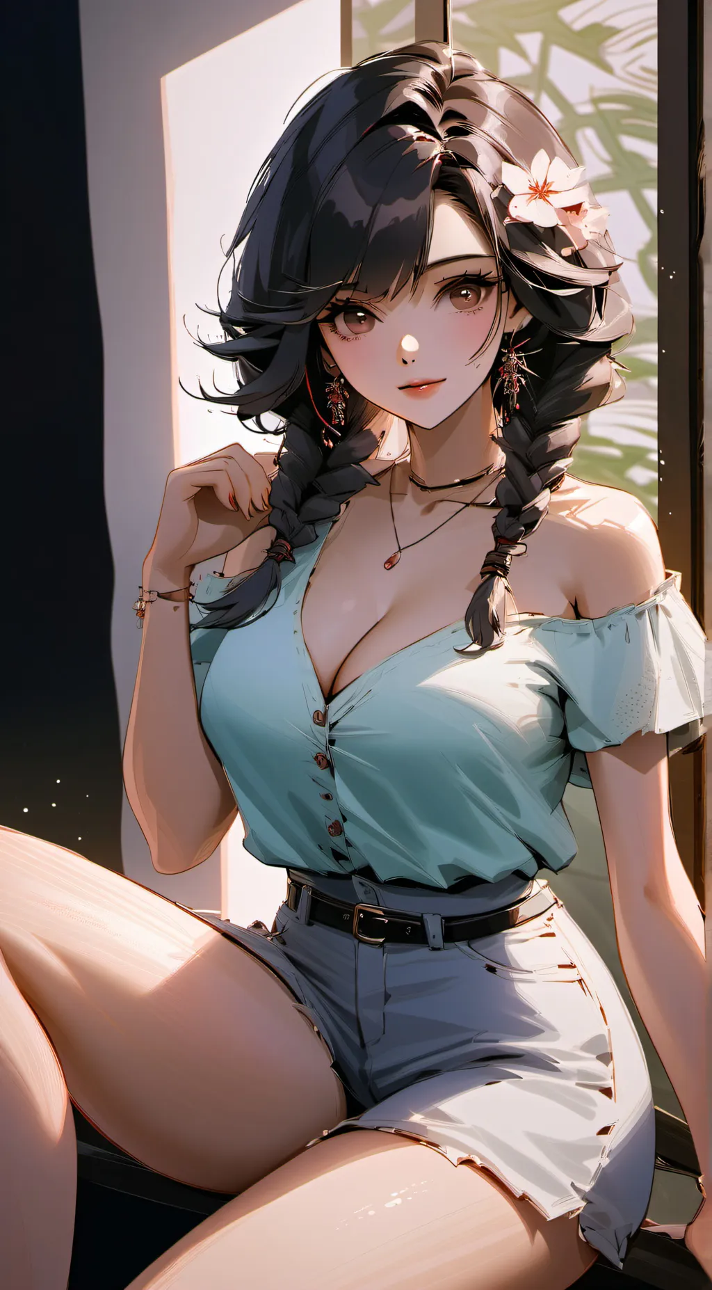 ai character: Mikasa  background