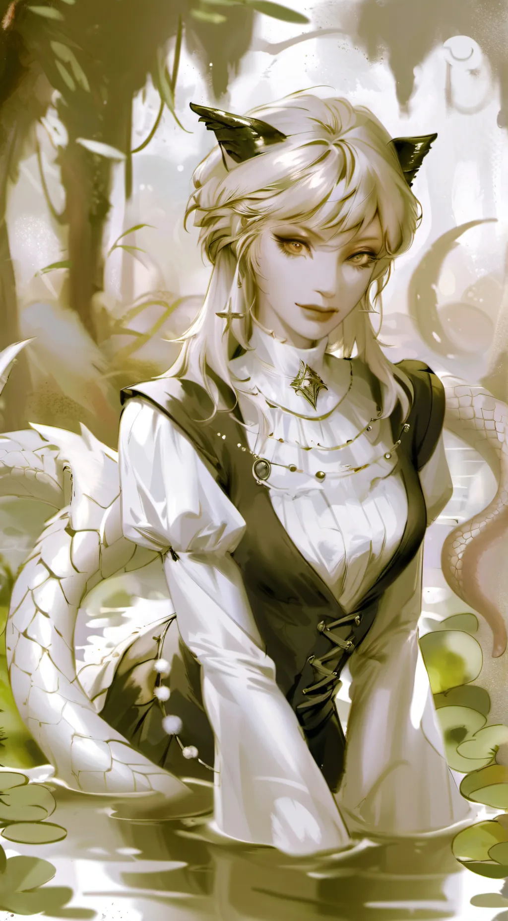 ai character: Serena background