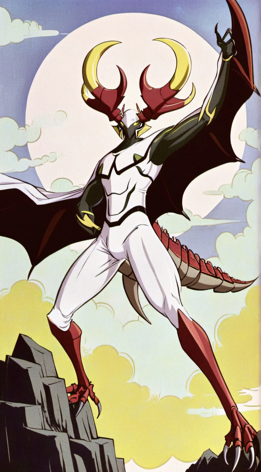 ai character: Destroyah  background