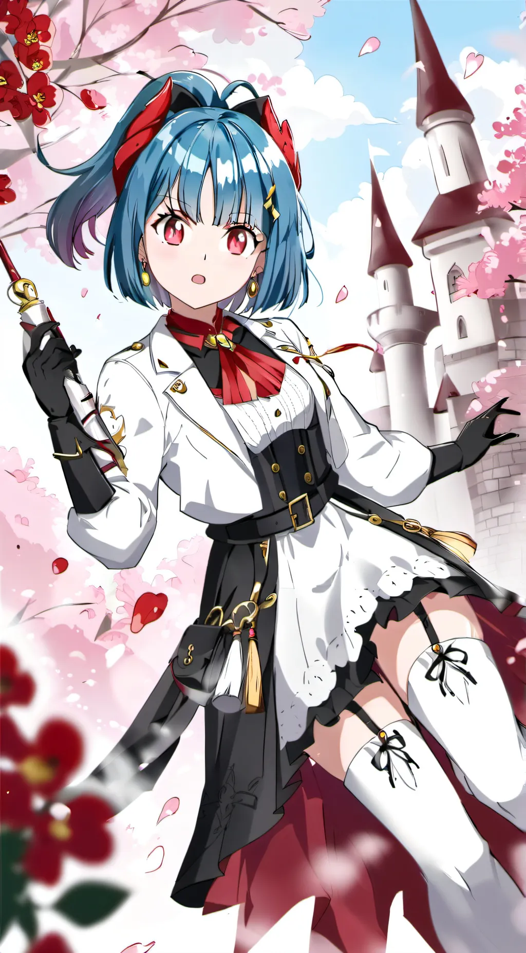 ai character: flora background