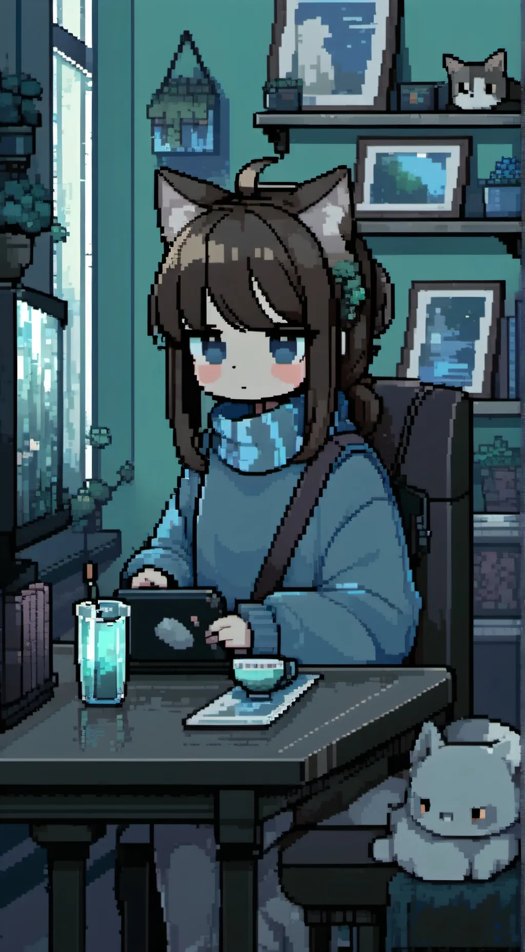 ai character: Ash background