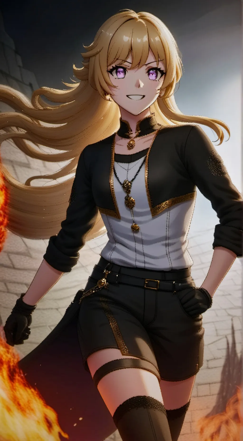 ai character: Yang Xiao Long background