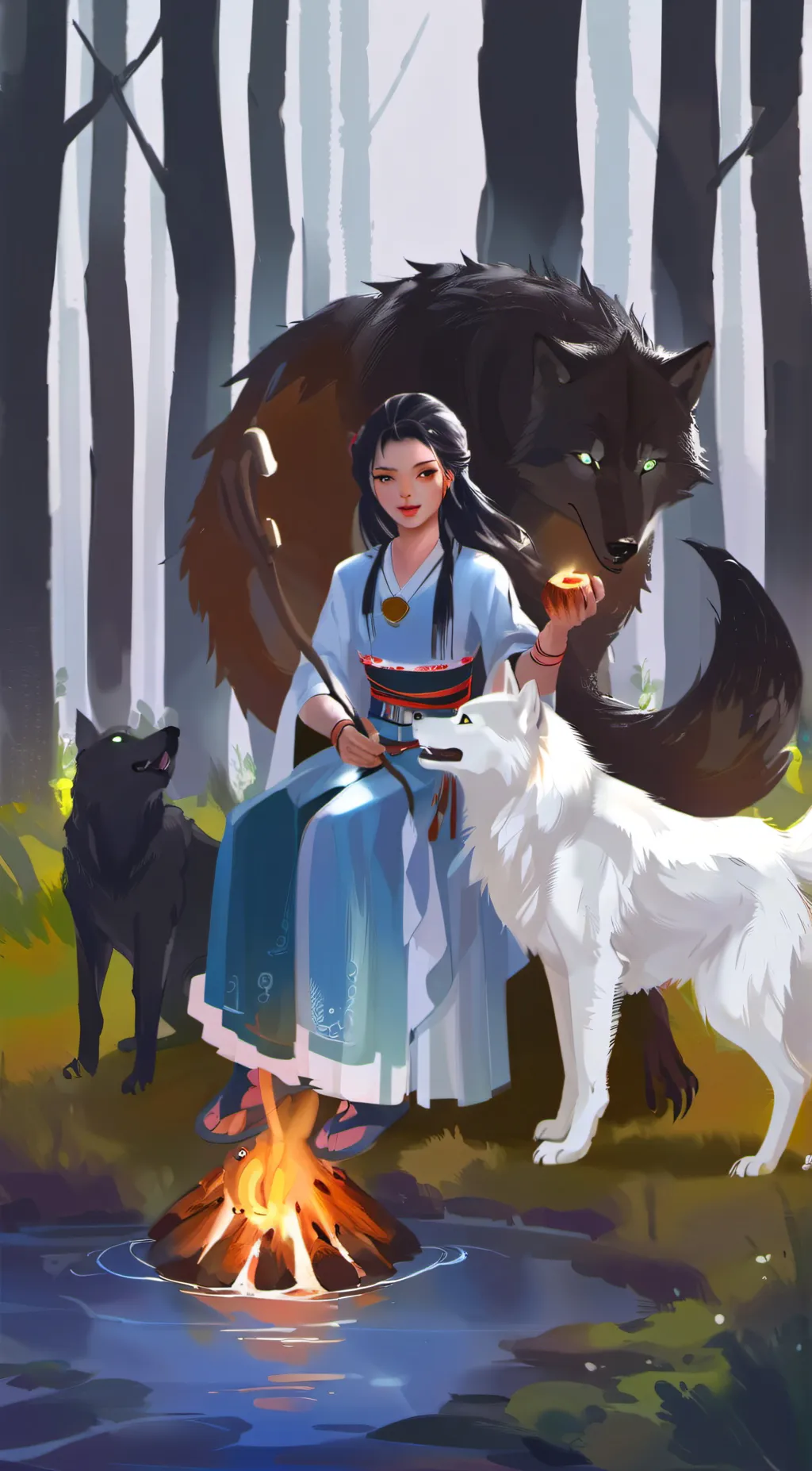 ai character: Charlotte background