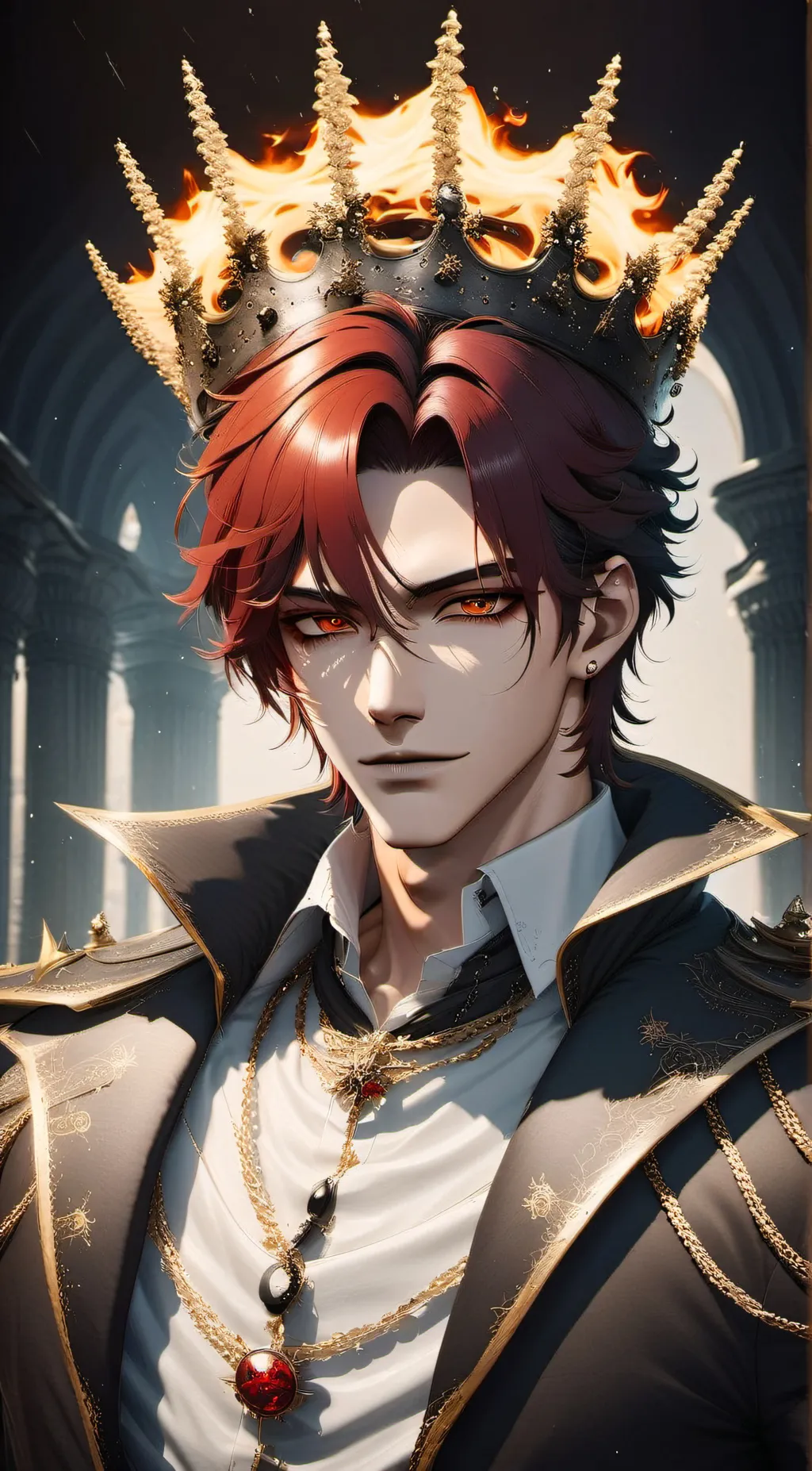 ai character: King Helios background