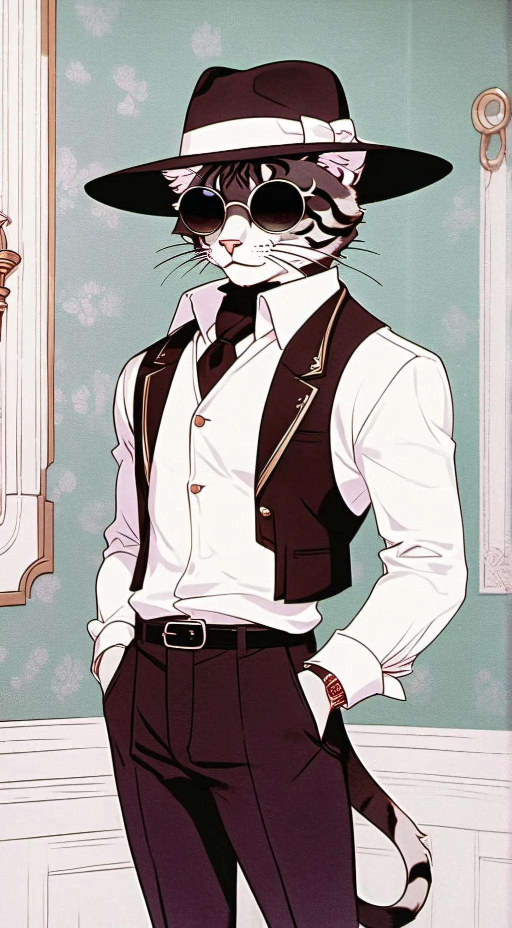 ai character: Tom Cat background